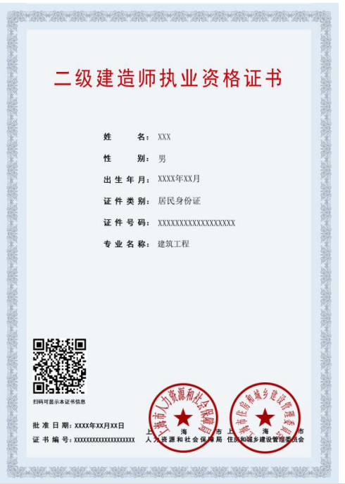 2018年上海市二级建造师考试合格证书电子化工作通知