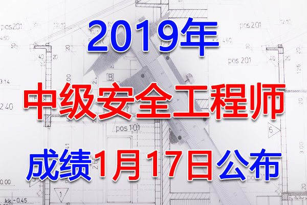 2019年新疆中级注册安全工程师成绩查询查分入口【1月17日开通】