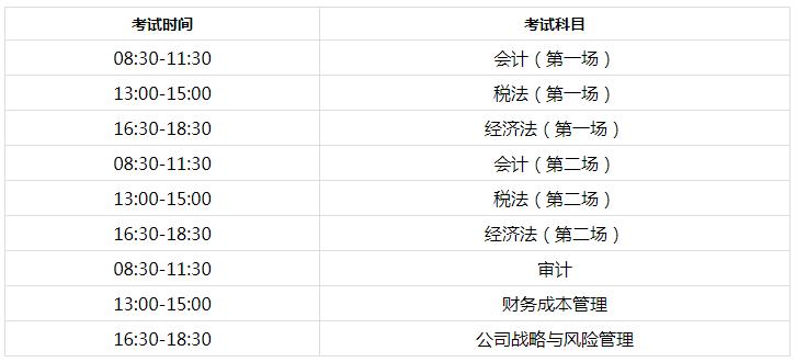 2021年上海注册会计师专业阶段考试时间：8月27日至29日