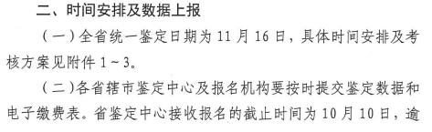 2019下半年河南人力资源管理师考试时间：11月16日