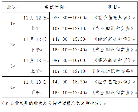 2022年河南驻马店经济师考试准考证打印时间：11月7日至11月11日