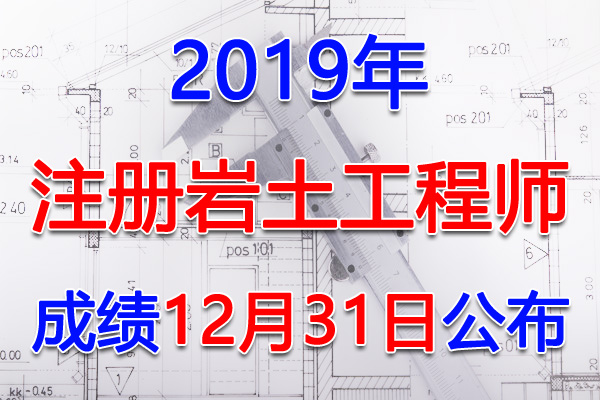 2019年天津注册岩土工程师考试成绩查询查分入口【12月31日】