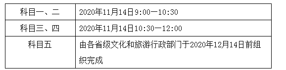 2020年西藏导游证考试时间、考试科目及考试大纲【11月14日起】