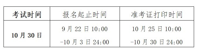 福建2021年基金从业资格考试时间：10月30日（第三次）