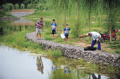 北京雨洪蓄滞工程一年攒下32.5个昆明湖