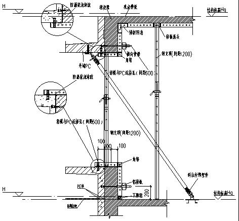 预制凸窗处加固